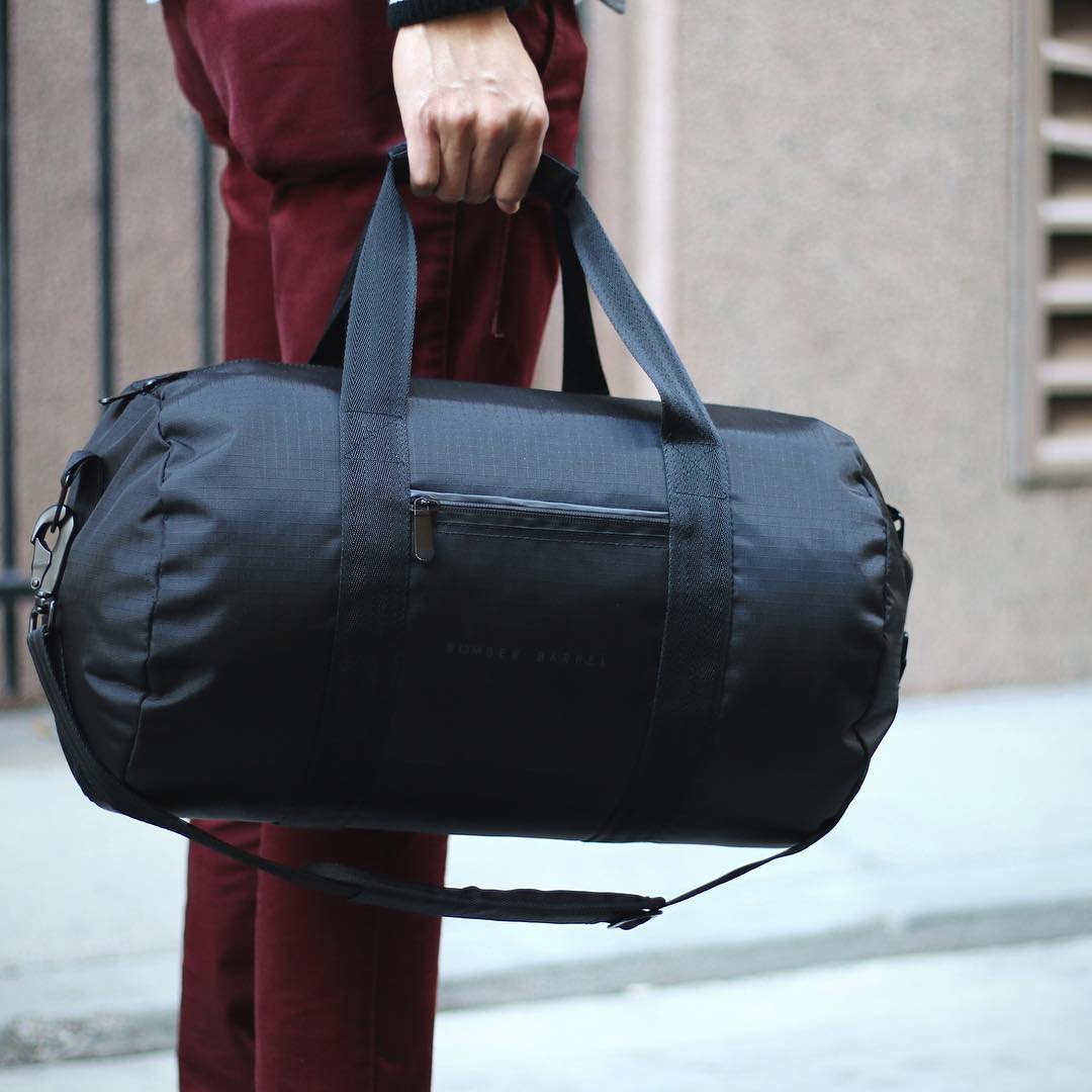 Bomber Barrel Duffle Set