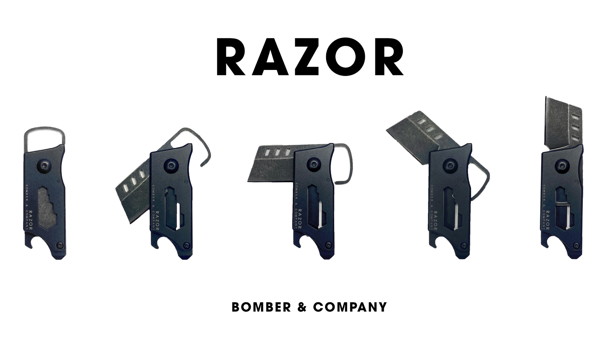 Razor "Not Your Average Box-Cutter" - Ultimate everyday carry utility pocket knife by Bomber & Company. www.bomberco.com