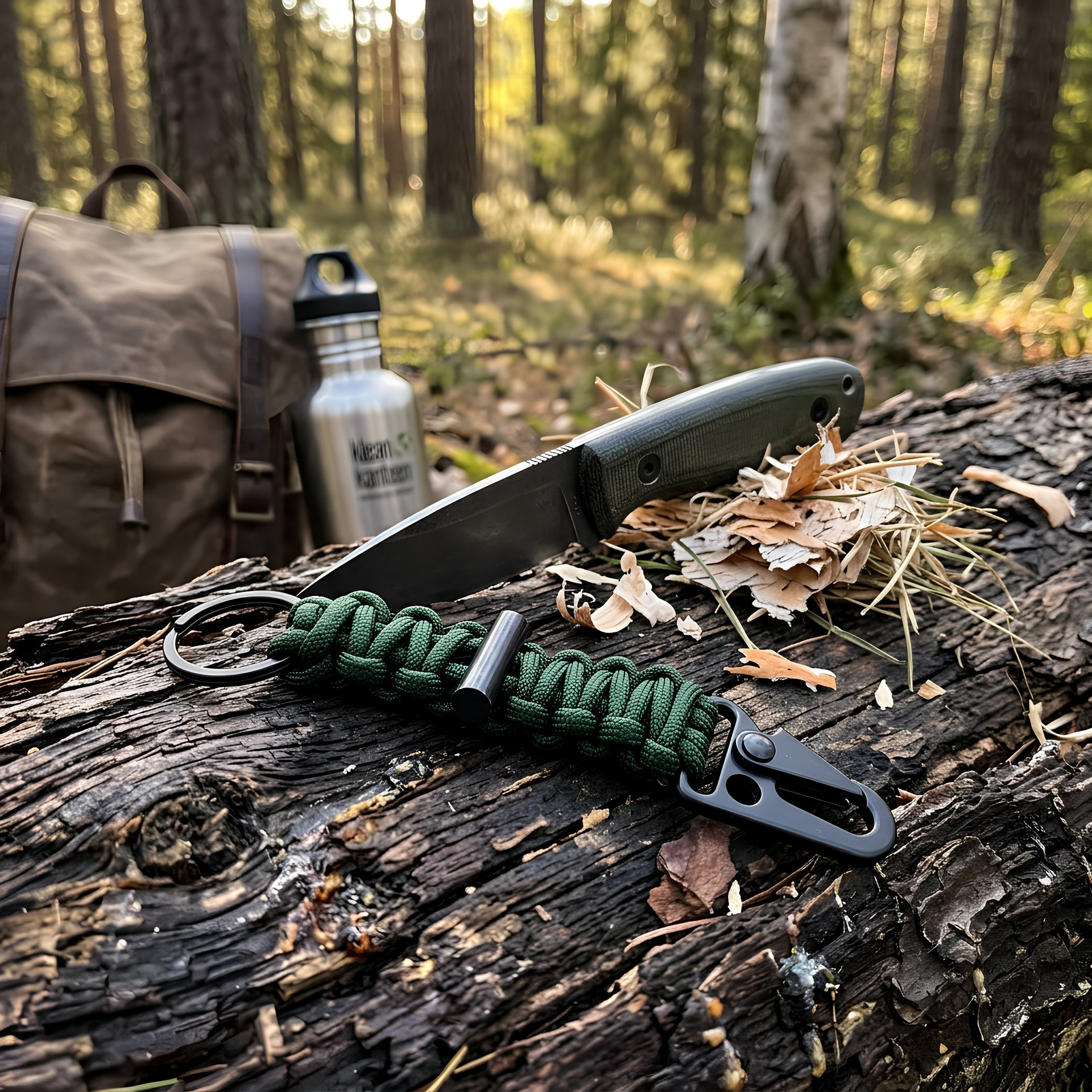 Bomber Survival Keychain