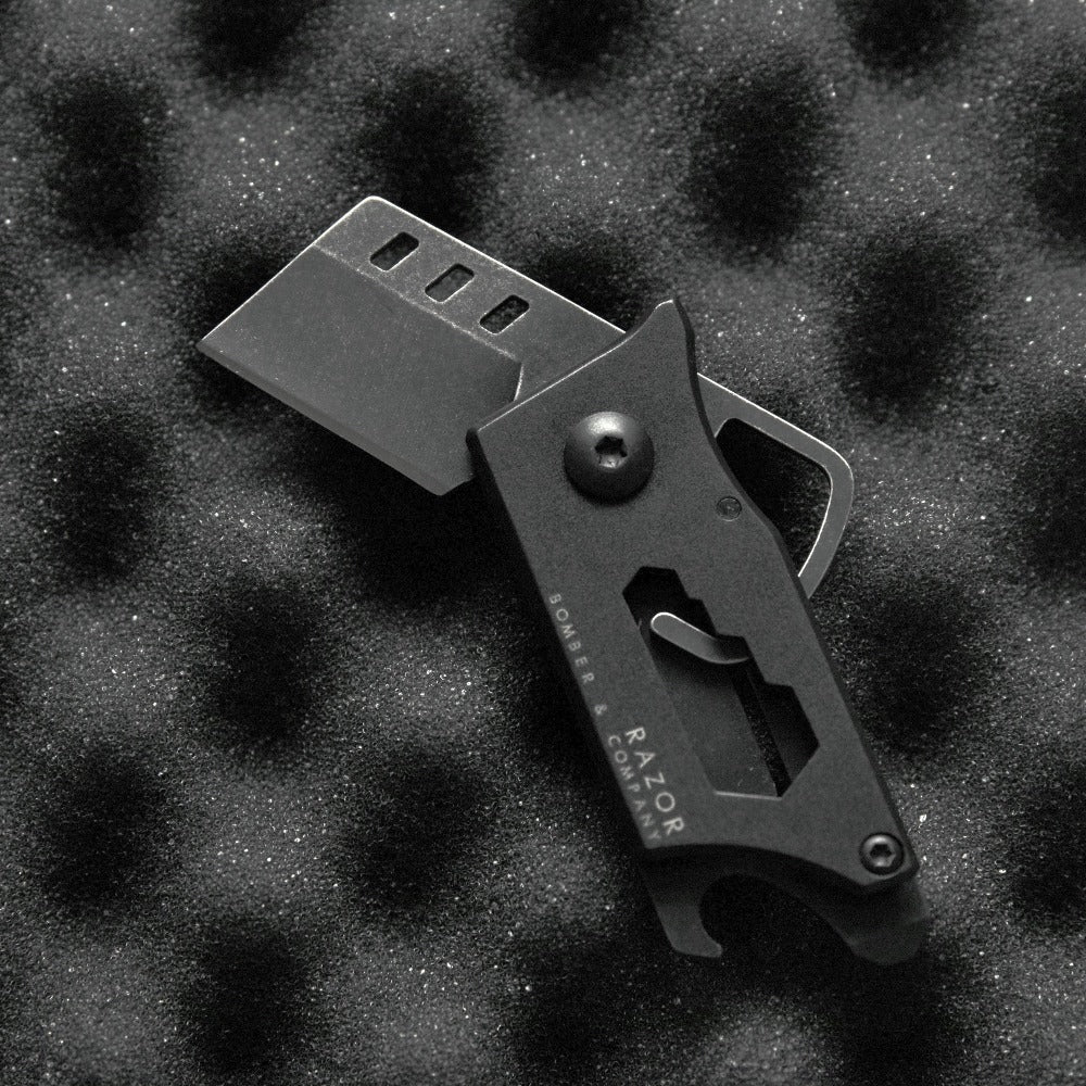 Razor "Not Your Average Box-Cutter" - Ultimate everyday carry utility pocket knife by Bomber & Company. www.bomberco.com